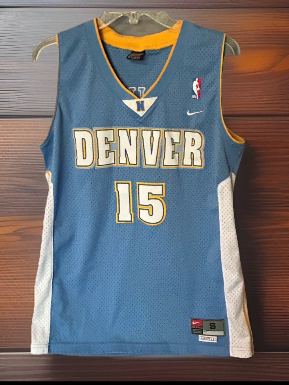 Carmelo Anthony , Denver Nuggets #15 Jersey Adult Small +2 Nike Brand EUC